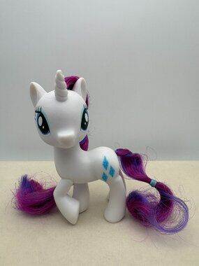 My Little Pony (MLP) Rarity G4 3.25" Brushable Figure 2016 (MLP: LT3-8)